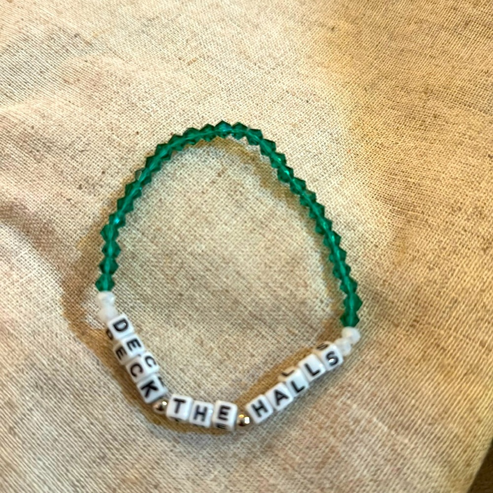 Deck the hall bracelet